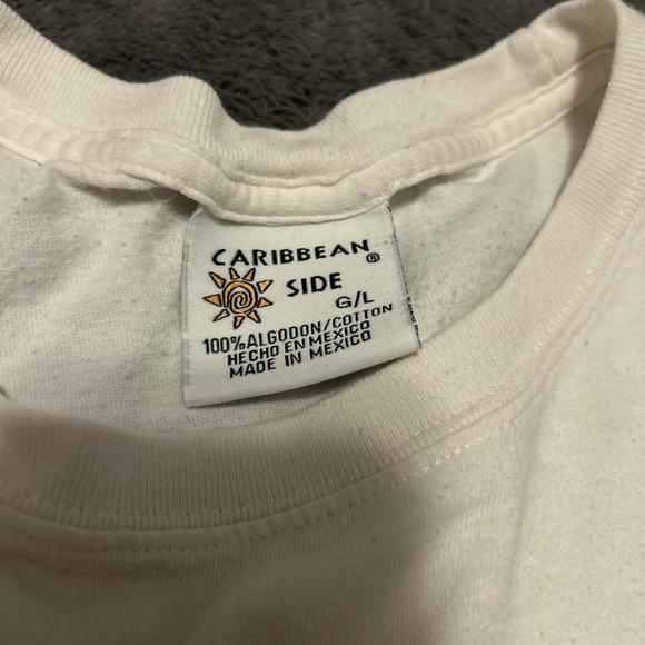 White Carribean Side vintage graphic tee - Picture 3 of 4